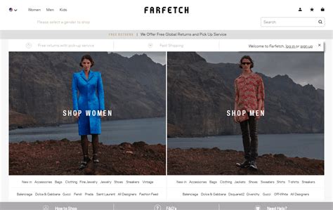 farfetch shoes website